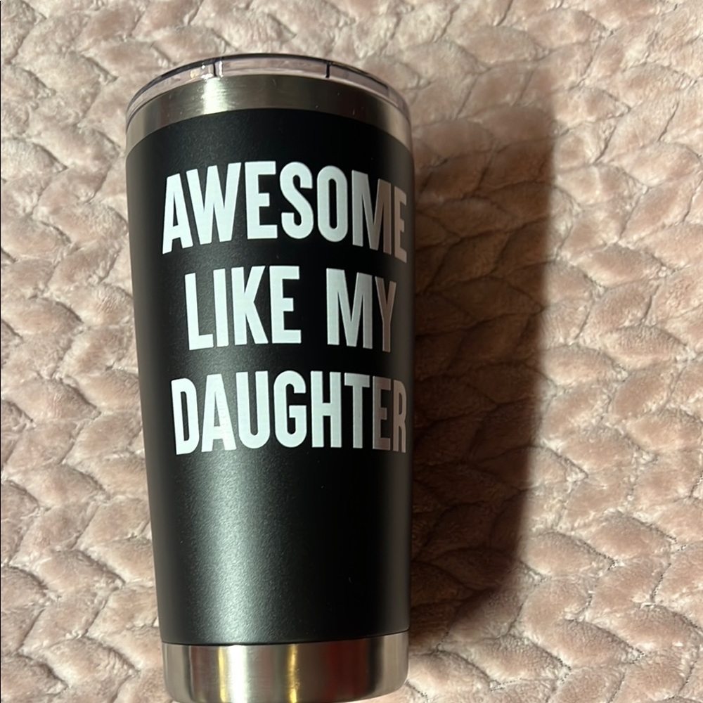 Black Stainless Steel Travel Mug